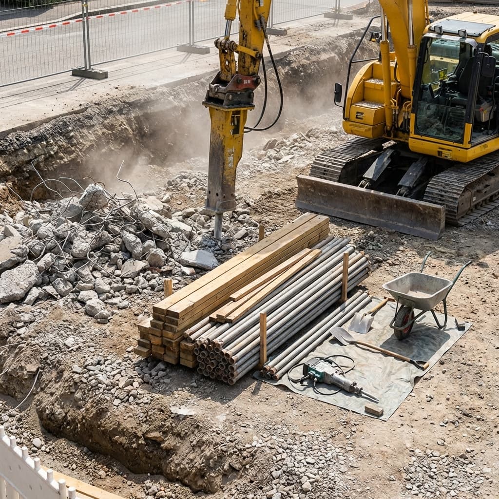 Démolition et excavation
