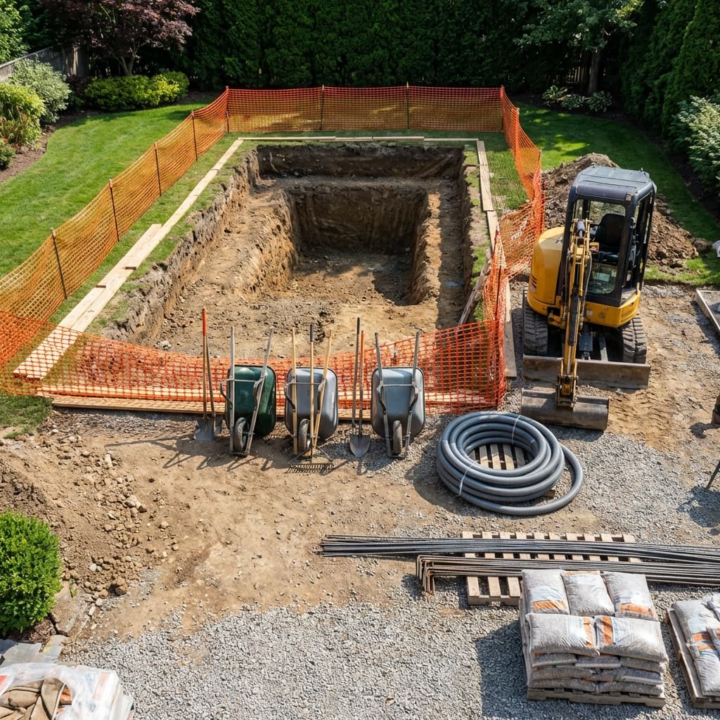 Excavation de piscine